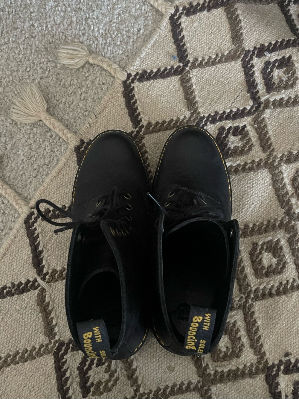 Dr. Martens Shriver Hi Platform Heeled Laceup Boots - Picture 6 of 10